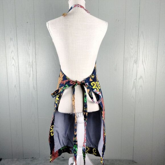 Gretchen Scott Apron Turkish Delight Womens Kitchen Long Adjustable Colorful - Picture 2 of 11